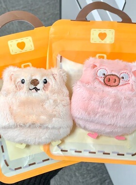 巨可爱又柔软！俏皮萌宝毛绒粉扑长植绒散粉扑厚实亲肤柔软粉扑