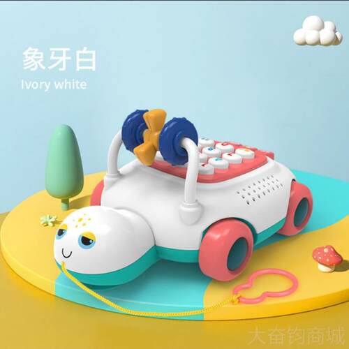 正品子儿能童电琴玩宝宝益智具多功电话机钢琴早教乐器音乐婴幼儿