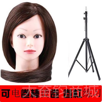 正品全真发发头模化学徒练习编模发盘发妆假发模特头假人头型可美