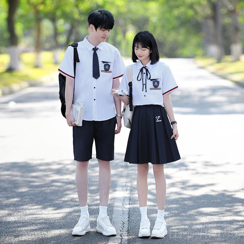 正品J制服礼服K学院风班服高初中中小学生毕业照套唱装大合朗诵演