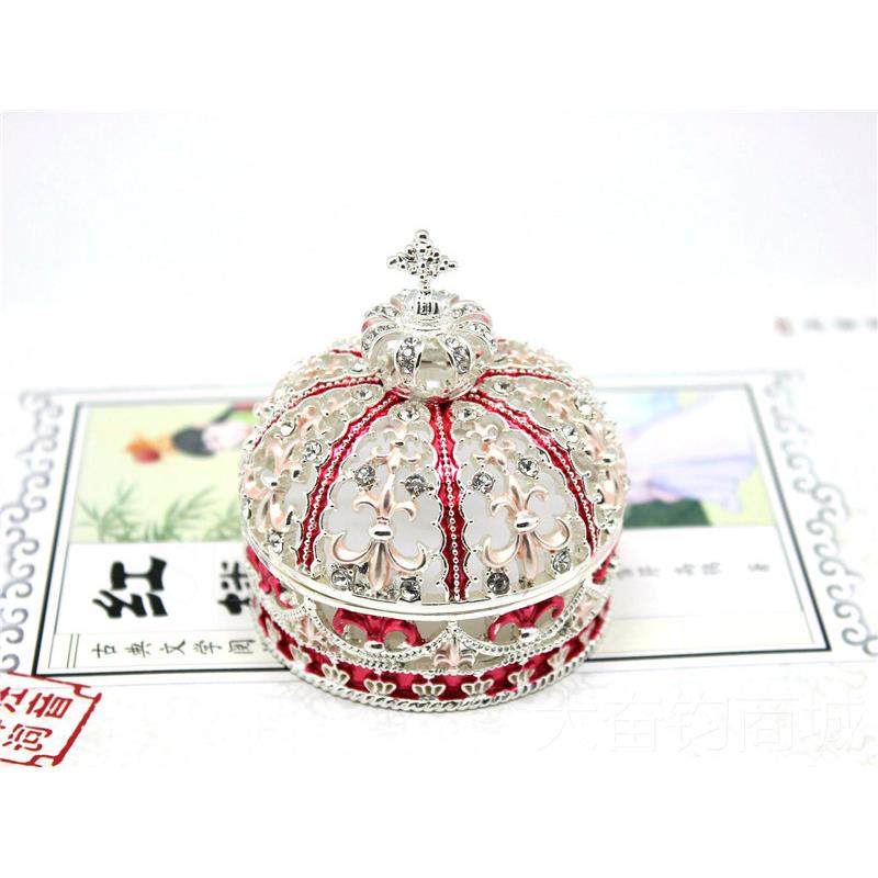 正品日韩创意生日礼品捷首饰盒克钻奢华礼婚对装饰盒戒皇冠珠宝收,饰品/流行首饰/时尚饰品新,首饰盒,淘宝优惠券,粉丝福利购,淘宝优惠卷