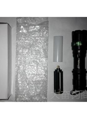 正品18650无ledQ5战术光手电强筒 机械极变焦 远射充可电防水包邮