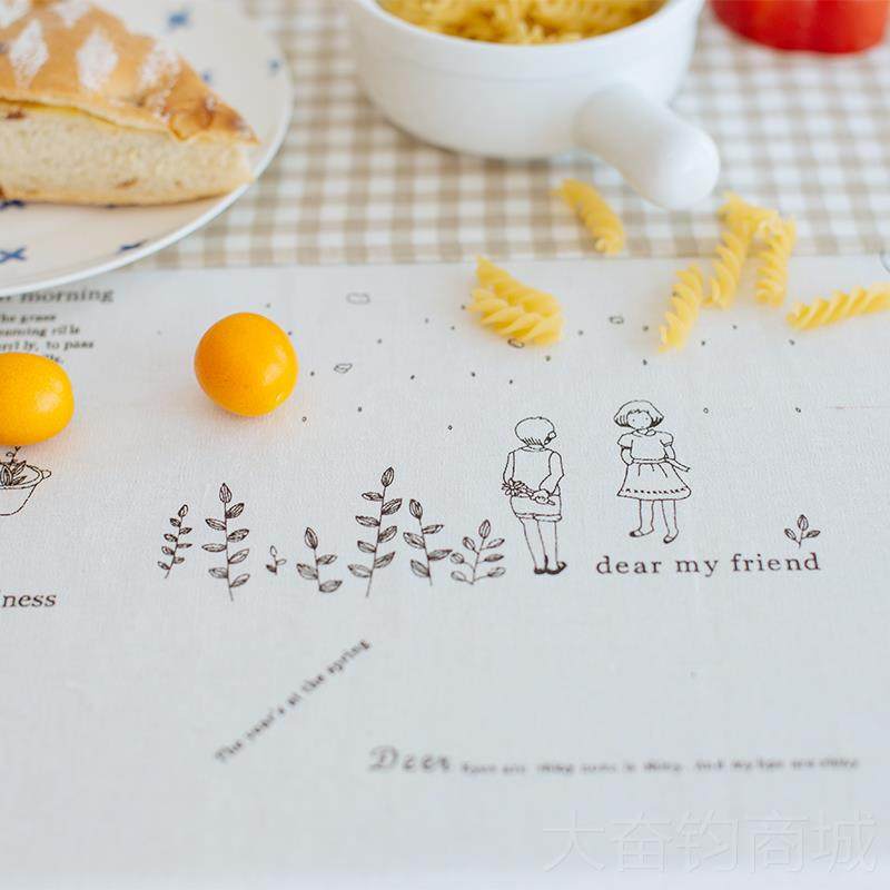 正品猫岛 布艺几桌套罩ins风桌旗棉麻餐客桌台茶布布厅家用餐桌垫,居家布艺,桌布,淘宝优惠券,粉丝福利购,淘宝优惠卷