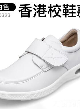 正品男童皮鞋秋儿2024新款气童垫底皮皮鞋黑色真皮学生表演出小鞋