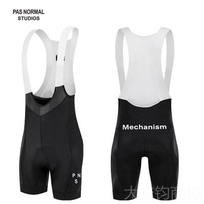 正品P裤NS 高质 Me带chanism 竞技型暗纹高弹海绵坐垫骑行背短 男