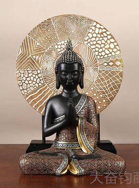 正品泰南国佛像家居装饰品工品小艺摆件玄餐关酒柜东亚风格泰式厅
