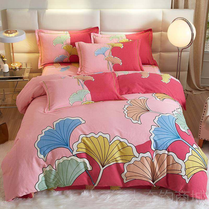 正品棉纯磨毛床上四加件套10秋0全棉厚床单被套罩冬季床品三件套,床上用品,床品套件/四件套/多件套,淘宝优惠券,粉丝福利购,淘宝优惠卷