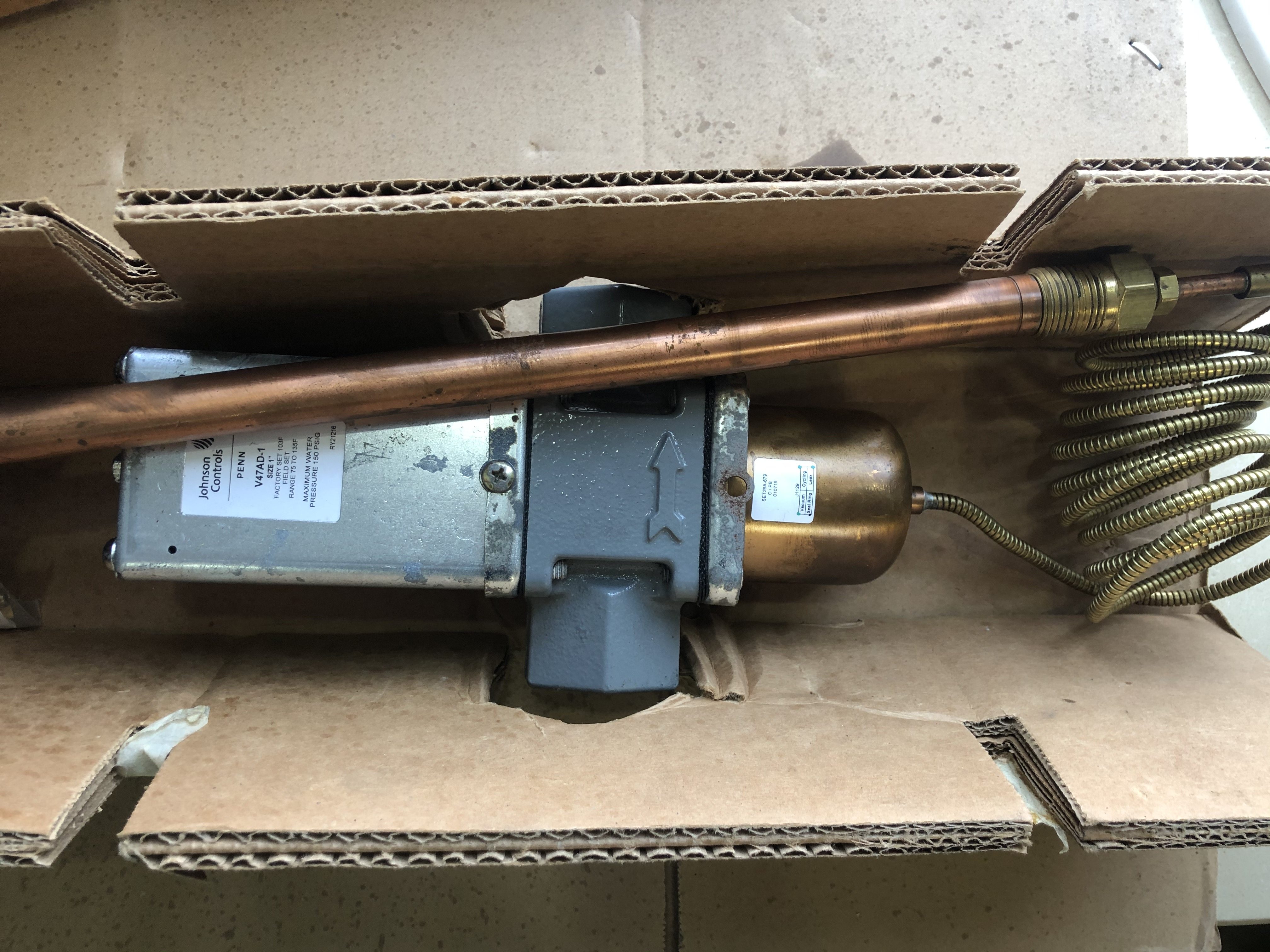 johnson controls控制阀v47ad-1  set29a-679 全新正品 735075404