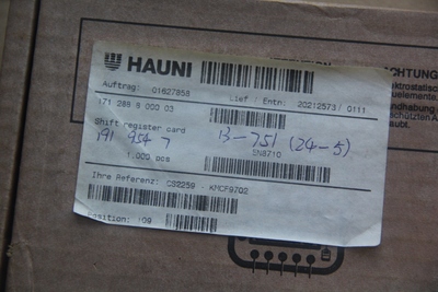 HAUNI虹霓171 288 8 000 03 EN8710 ;171288800003EN8710 全新