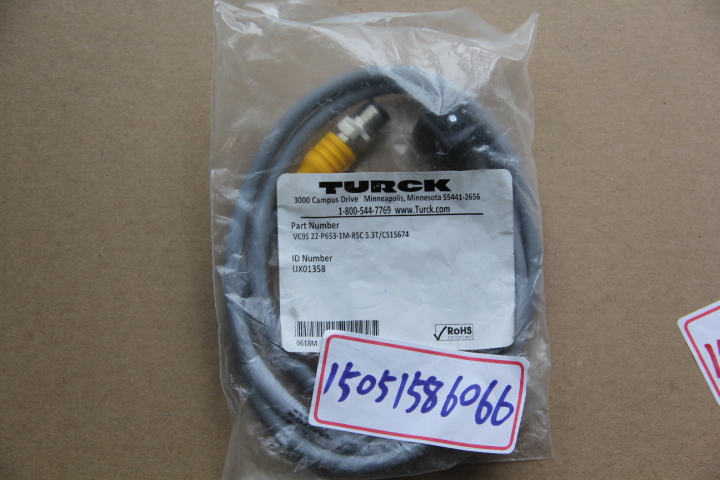 TURCK连接线VC9S22-P653-1M-RSC5.3T CS15674正品全新现货UX01358