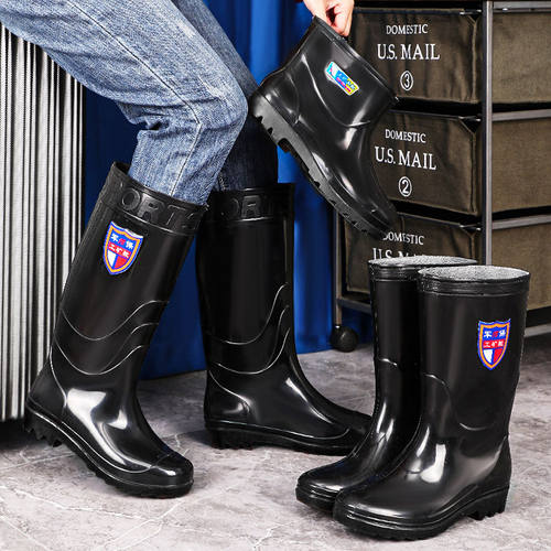 雨鞋男水鞋雨靴钓鱼男士