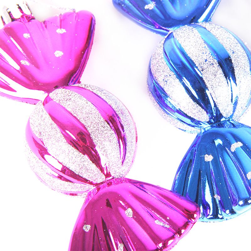 装饰品彩色糖果儿童玩具假糖果挂件12cm大塑料仿真糖果幼儿园道具