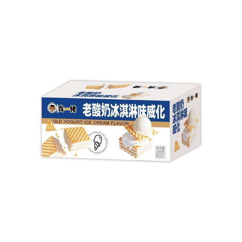 食一佬老酸奶冰淇淋威化