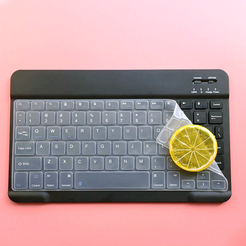 适用华为联想苹果ipad平板英菲克V750B蓝牙键盘保护膜静音键盘膜