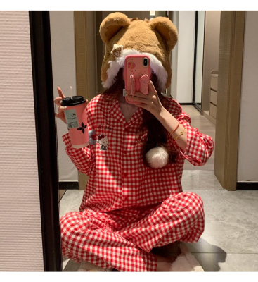 【10款入】Kitty开趴体！巨可爱秋日卡通长袖长裤少女家居服C