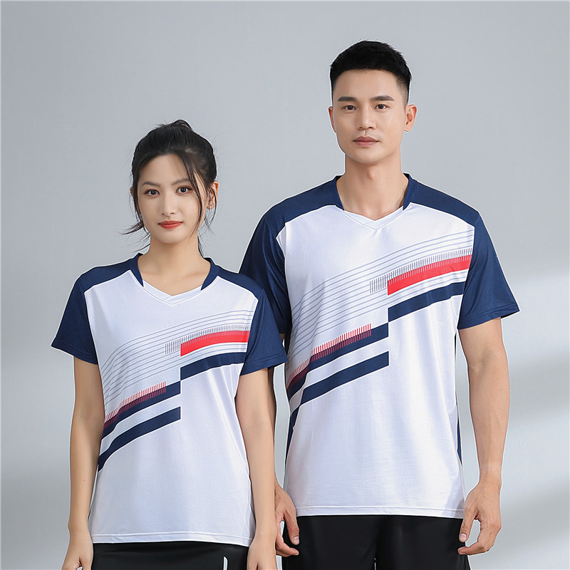 速干t恤男女户外跑步男健身透气轻薄吸汗运动服短袖羽毛球服定制