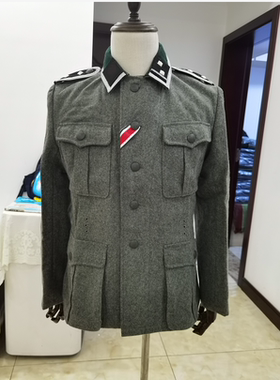 德军精英M36上士/中队长原野灰色羊毛呢野战服套餐 WS常服套装