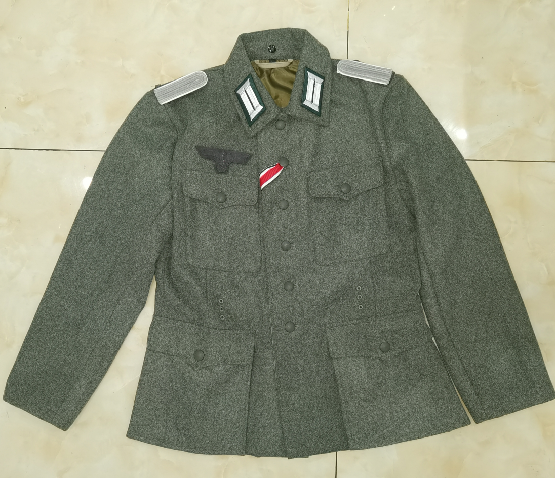 德国原野灰绿羊毛呢M42野战夹克制服上衣慰效套餐