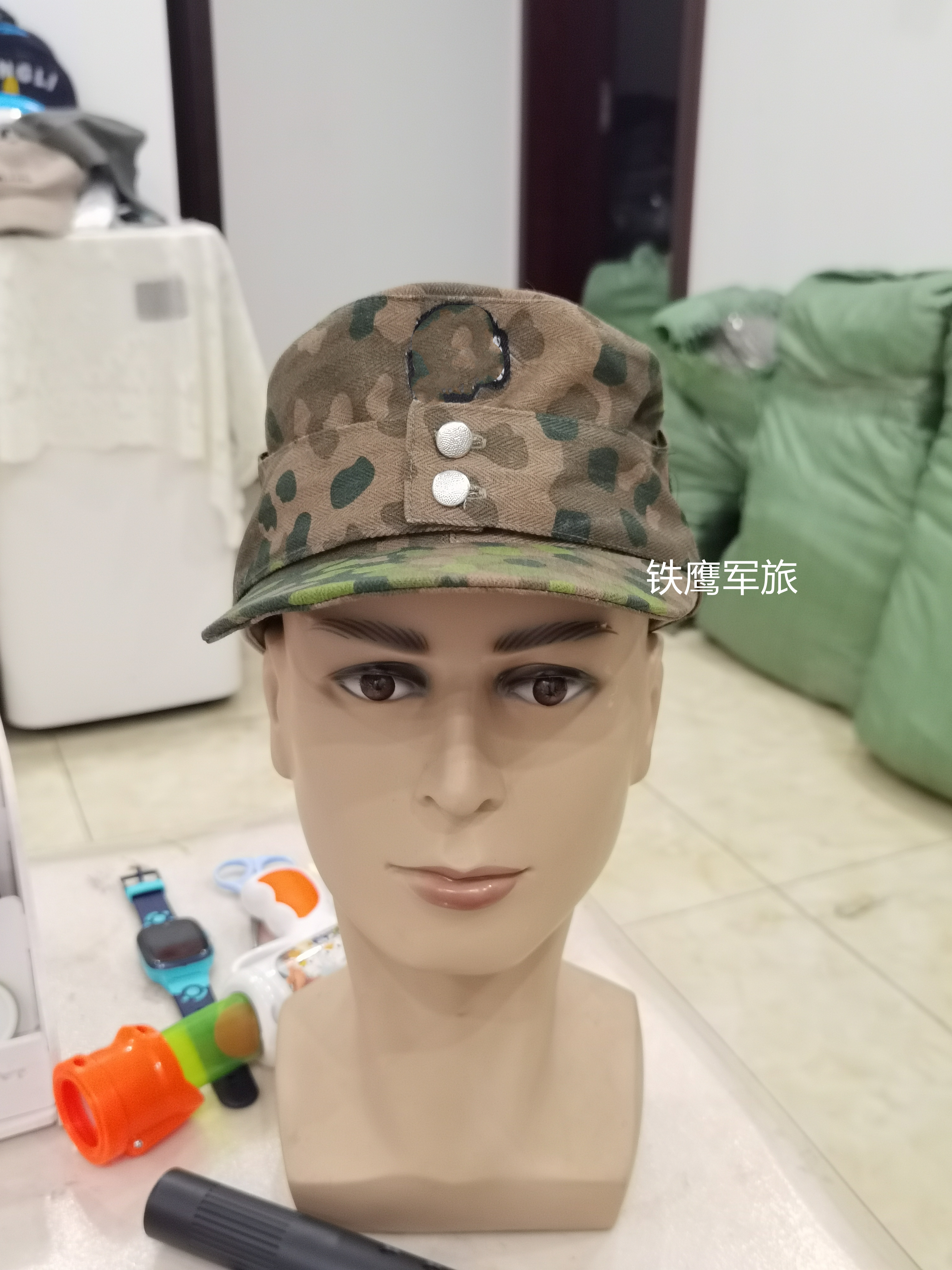 德国精英豌豆迷彩m43山地帽