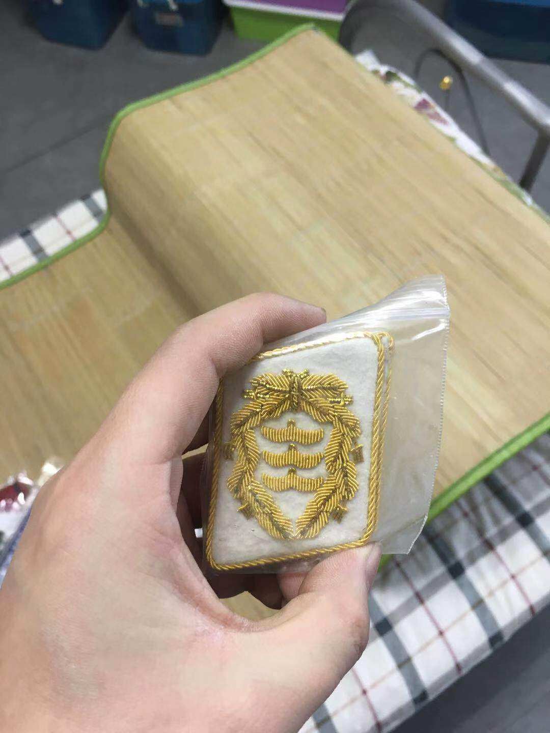 原品风范 欧仿金属丝空军领章