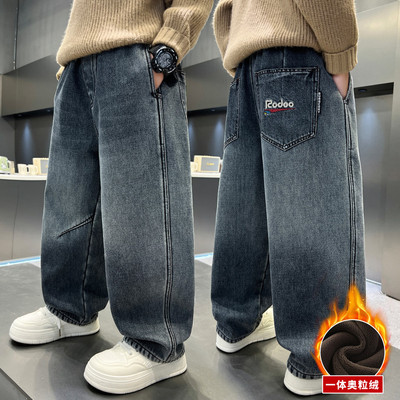 男童羽绒棉服冬季2025新款儿童棉衣加绒加厚外套男孩宝宝冬装棉袄