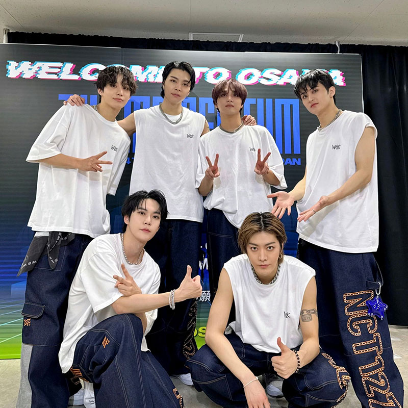 NCT127 TheMOMENTUM2025演唱会周边楷灿李马克金道英同款短袖T恤