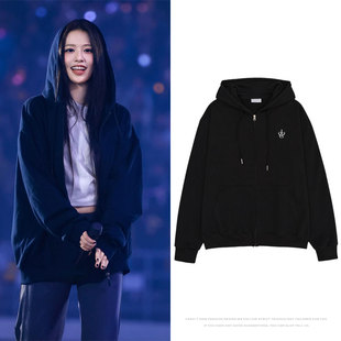 IVE2025世巡演唱会首尔站周边安宥真张元英同款卫衣拉链开衫外套