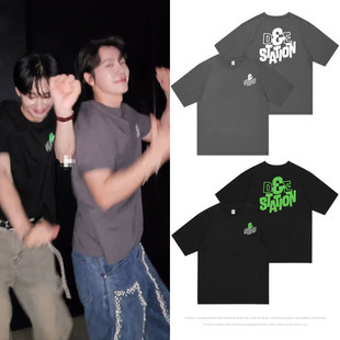 SuperJuniorD&E2025FM演唱会&STATION周边李东海银赫同款短袖T恤