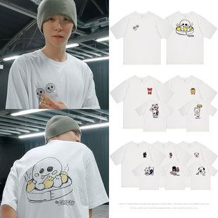 RIIZE演唱会应援周边将太郎宋银硕同款短袖T恤卡通印花衣服纯棉夏