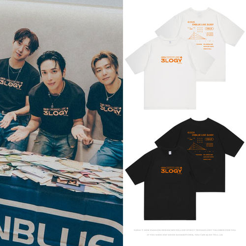CNBLUE2026演唱会3LOGY日本站周边衣服郑容和同款短袖T恤纯棉男女