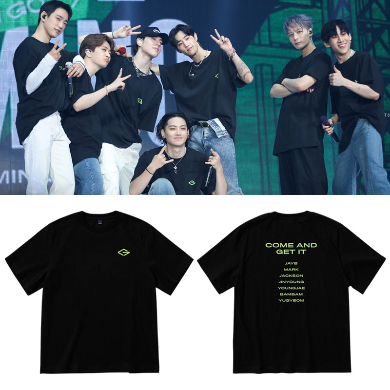 GOT7 HOMECOMING FANCON演唱会周边王嘉尔林在范同款短袖T恤衣服