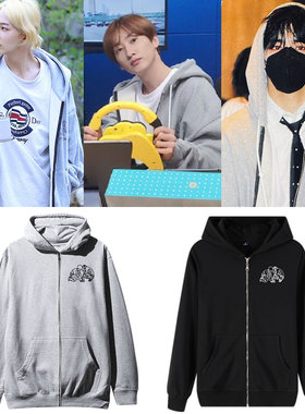 SuperJunior李银赫宰尹净汉崔胜澈同款卫衣服连帽开衫