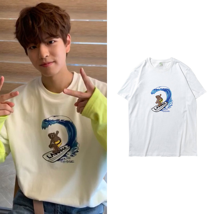 StrayKids组合金昇玟ins衣服印花同款短袖T恤男女上衣打底衫夏季