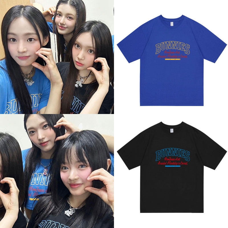 newjeans演唱会同款衣服短袖T恤图片