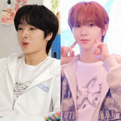 NCT WISH广濑辽藤永咲哉同款短袖T恤街拍宽松纯棉印花内搭打底衫