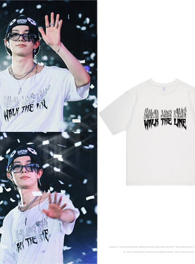 ENHYPEN2025WalkTheLine in BULACAN演唱会周边同款衣服短袖T体恤