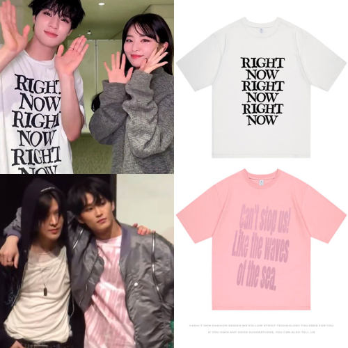 NCT DREAM李帝努李马克同款衣服宽松休闲百搭男女装印花短袖T恤夏