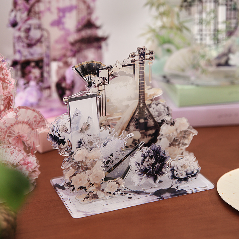 古风亚克力DIY立牌摆件