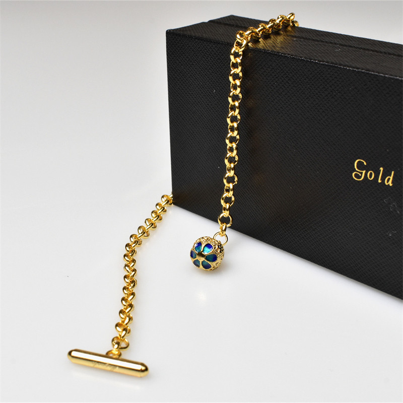 lapel chain胸针《福来运转》轻奢驳头链西装领链插花眼潮流原创