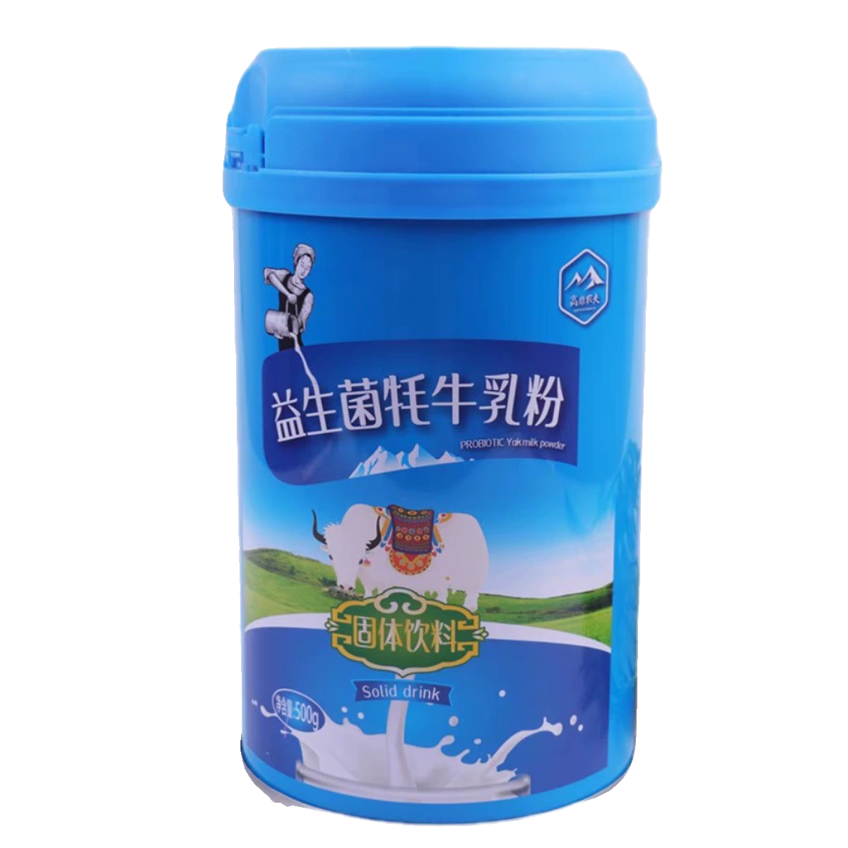 益生菌牦牛乳粉高原农夫500g罐装中老年儿童冲泡早餐营养奶粉送礼