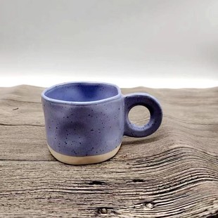 ins风泼墨马克杯高颜值不规则陶瓷杯泡茶喝水杯子家用咖啡杯 韩式