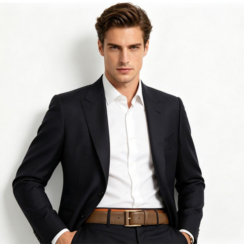 Italycalfskinbeltmen
