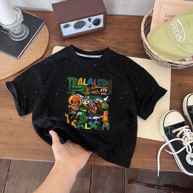 2025夏季滿天星純棉短袖t