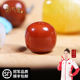 天然南红单珠 老型桶珠散珠文玩手串配饰 星月菩提配珠百香籽顶珠
