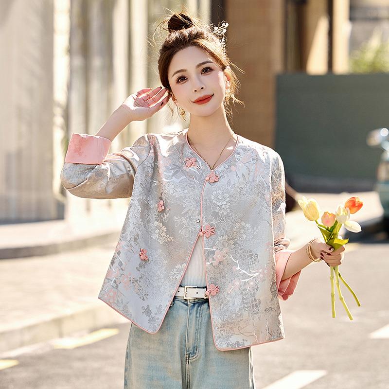 春秋2025新子款气质小个新时尚盘扣衣中式国风外套女YH26YH26161