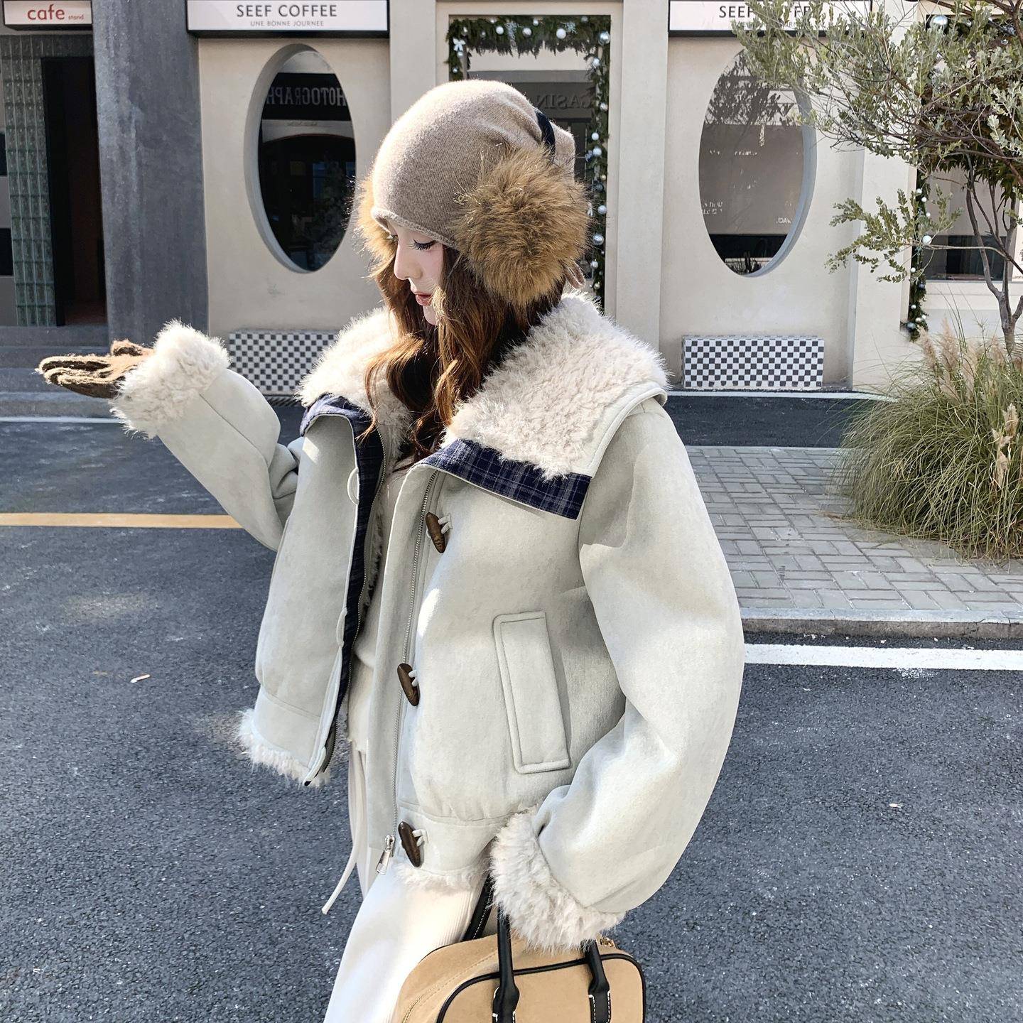 新毛款D073-662毛设套拼外接计