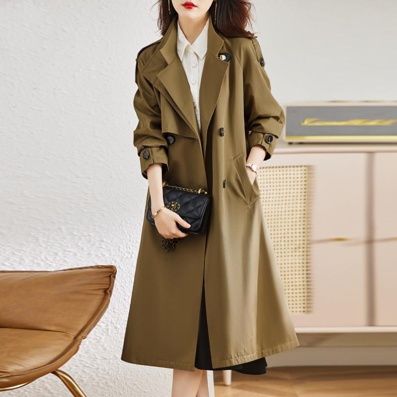 早风衣女中长款 ZHANG22B2025今年流行秋新款小个英子伦风休闲春