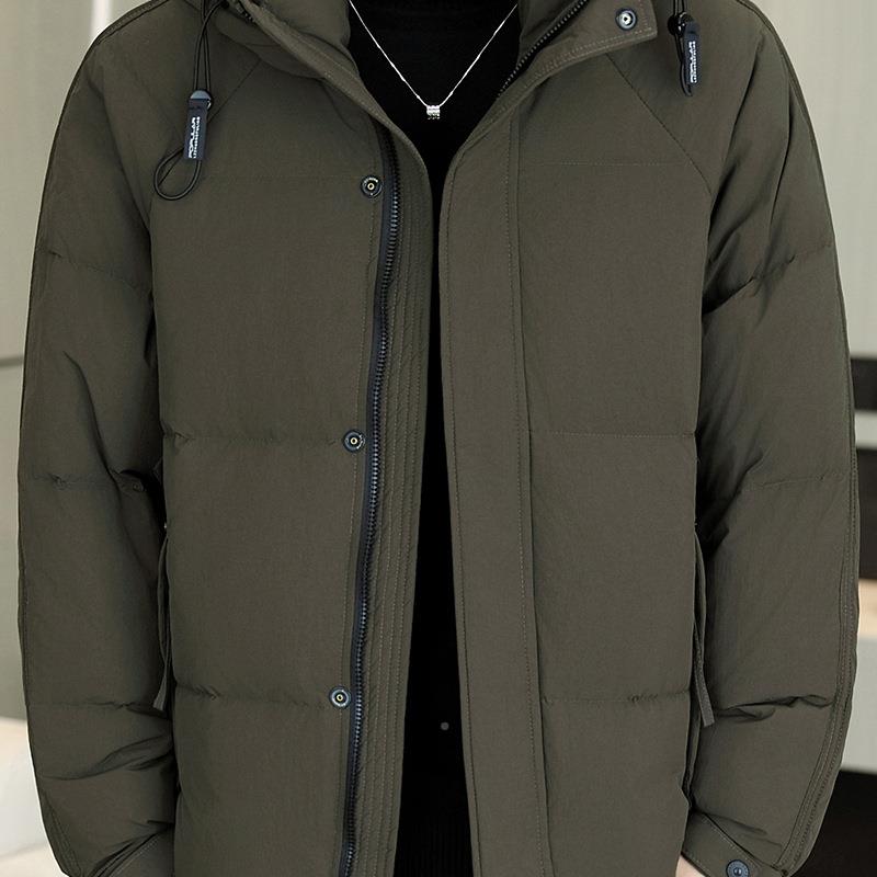 绒羽服男士冬季2025款新立领轻薄短潮款牌保暖休闲98463057加厚棉