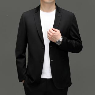 高装端羊2398-L2毛单件西商务休闲西服男士免烫中年单西冬外男套