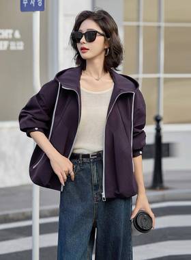 ZWEI58630米白色外百套女春秋季225新款款小个爆子时尚减龄通勤搭